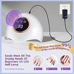 72W UV LED Nail Lamp Light Dryer per smalto Gel per unghie con 18 perline 3 impostazioni Timer e schermo LCD Touch Display, sensore automatico - Product Image 3