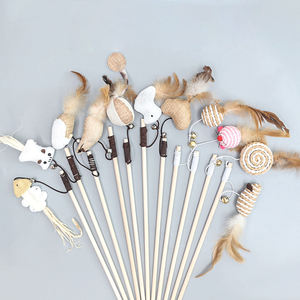 Interactive Cat Teaser Wand String Toy Pet Accessories Educational Colorful <strong>Safe</strong> With <strong>Catnip</strong> Fish Made in China for Indoor Cats - Product Image 3