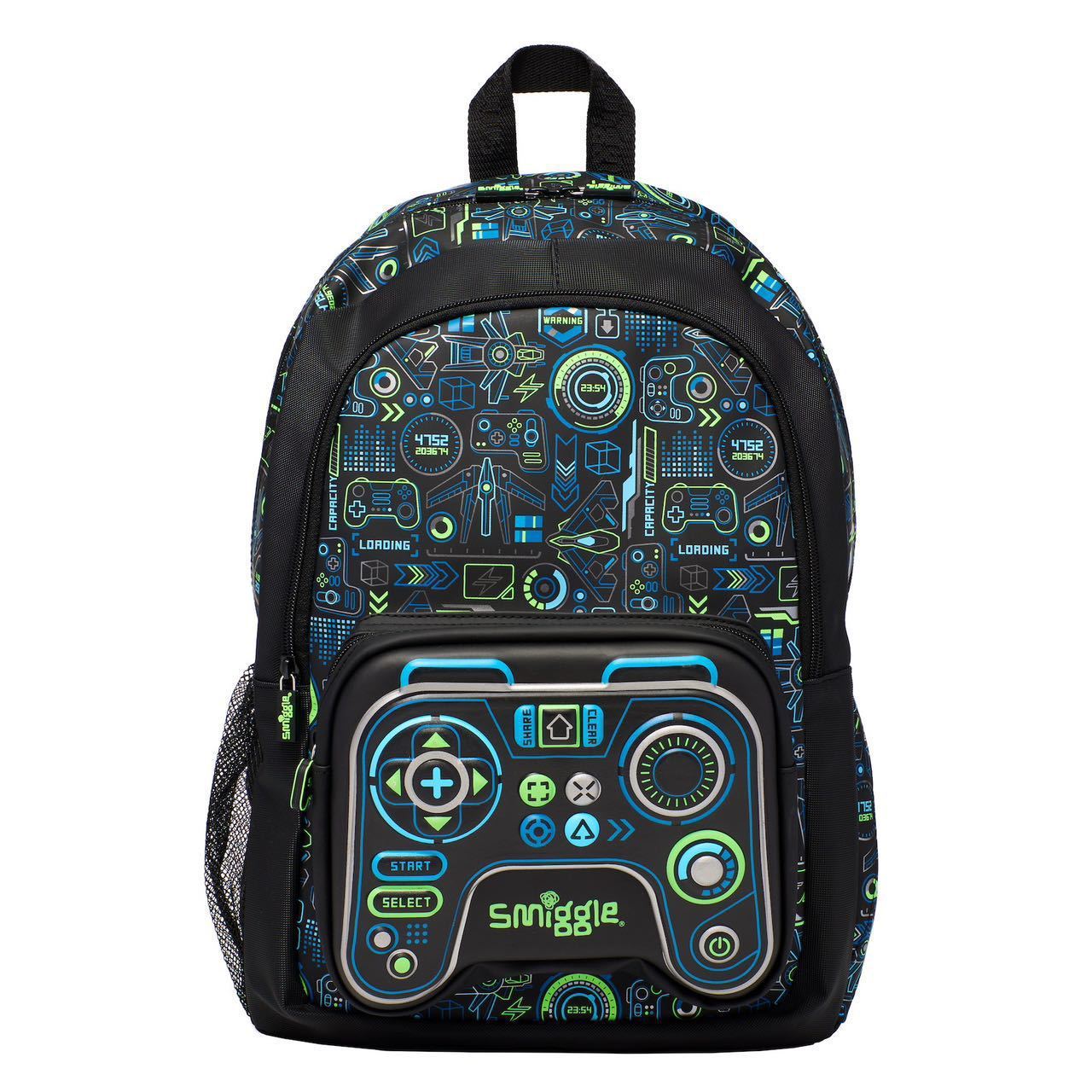 Black gaming controller-large backpack