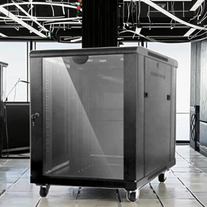 Exquisite 19&quot; Network <strong>Cabinet</strong> 42U <strong>Telecom</strong> <strong>Cabinet</strong> Floor Standing Rack with Lockable Door - Product Image 6