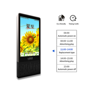 Window System LCD Screen Totem Kiosks Floor Standing Digital Signage and Display 65 Inch Indoor Advertising Playing Equipment