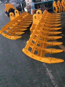 高效作业工具挖掘机耙附件，用于现场清洁干草和叶耙 - Product Image 5