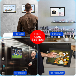 Wall Mount <strong>Lcd</strong> Screen Has CMS <strong>Software</strong> 10.1 15.6 21.5 Inch Digital Signage <strong>Display</strong> Advertising for Business - Product Image 3