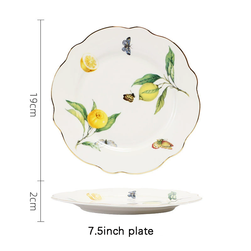 plaque de 7,5 pouces