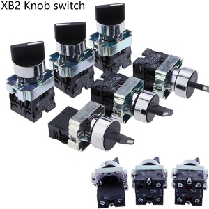 XB2-BD25 XB2-BD53 1NO/1NC 2NO 2/3 posizione momentanea auto-reset blocco selettore autobloccante interruttore a pulsante interruttore a pulsante - Product Image 1