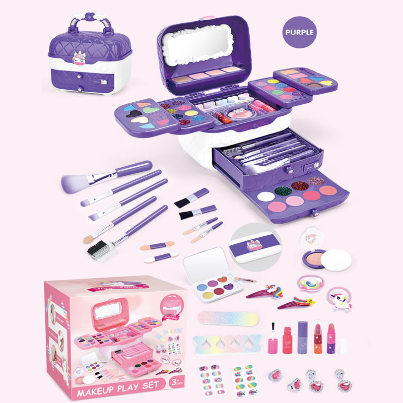 Valise exquise violette (peut être peinte)