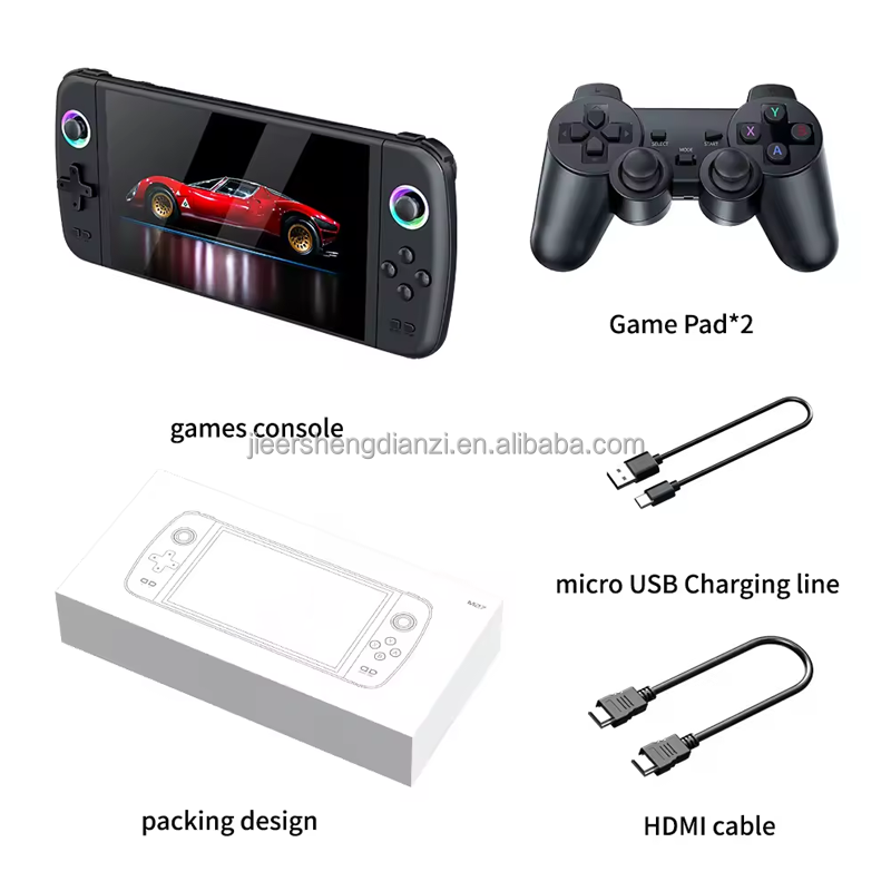 Noir - Avec 2 manettes de jeu