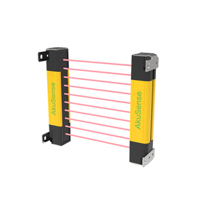 Dos salidas de contacto pasivo de relé Gran distancia de detección Sensor óptico Barrera de rendimiento y sensores de altura fotoeléctricos - Product Image 3