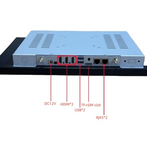 15,6 ''IP65 Panel PC RK3566 QuadCore táctil capacitiva IPS LCD integrado/VESA Monitor industrial para HMI y control de automatización - Product Image 4