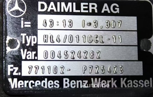 HL4 770102 khác biệt cho xe tải Mercedes-Benz atego, - Product Image 3