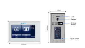 Villa sistema de intercomunicación IP sistema de intercomunicación SIP puerta Video teléfono puerta teléfonos apartamento intercomunicador - Product Image 2