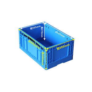 Nhựa Đóng Mở Có Thể Gập Lại Nhiệm Vụ Nặng Nề Công Nghiệp Stackable Thân Thiện Với Môi Tùy Chỉnh Kích Thước Di Chuyển Container Tote Hộp Đính Kèm - Product Image 4