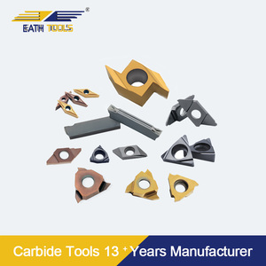 EATH TOOLS TKF12R200 Precision <strong>CNC</strong> Swiss-<strong>Type</strong> Lathe Machining Indexable Tungsten Carbide Cutting-off and Grooving <strong>Inserts</strong> - Product Image 4