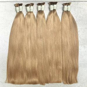 Ghrehair Cabello Humano ผมเปรูจํานวนมาก 100% ไม่ผ่านการแปรรูป 100 กรัมผมมนุษย์บริสุทธิ์ต่อผมมนุษย์ - Product Image 1