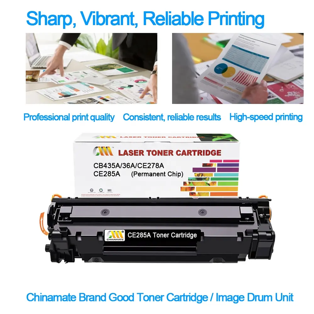 Chinamate Voor Hp 85a Compatibele Toner Cartridge 05a 12a 17a 30a 35a 36a 55a 78a 80a 83a 88a 106a Ce278a Ce285a Toner Cartridges