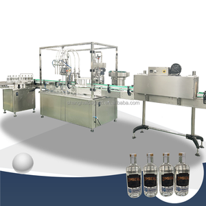 <strong>Automatic</strong> 250ml 500ml 1000ml Spirits Bottle Filling And <strong>Capping</strong> Labeling <strong>Machine</strong> For Whisky Alcohol Tequila Vodka Gin