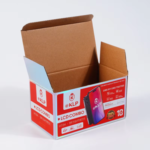Custom Recyclable LCD Packaging <strong>Box</strong> Hot Sale Factory Customized Corrugated Cardboard Snap Bottom <strong>Box</strong> - Product Image 3