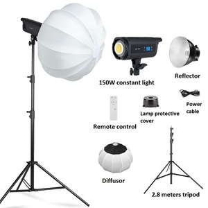 <strong>High</strong> Quality 150W 200W 300W Led Photo Studio Kit Photography Lighting Bowens Mount Led Camera Video <strong>Light</strong> with Remote Control - Product Image 5