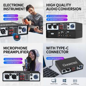 Multifunctional Audio Interface <strong>Recording</strong> Studio for Wholesales Audio Interface <strong>Recording</strong> - Product Image 3