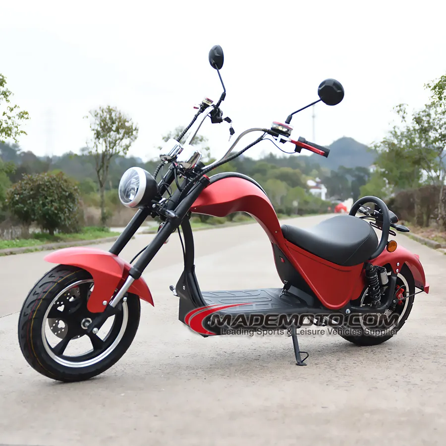 Estilo popular CEE em estoque de armazém europeu Obtenha a melhor scooter elétrica Citycoco com suporte de assento M1 na Malásia