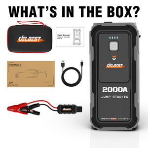 Dual-Purpose Jump Starter &amp; <strong>Power</strong> <strong>Bank</strong>: 18W PD <strong>Input</strong>, <strong>QC3.0</strong> <strong>Output</strong> for Cars <strong>and</strong> Gadgets - Product Image 2