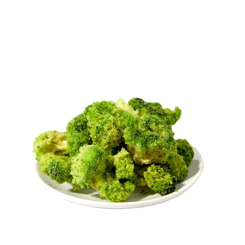 TTN fournit des chips de brocoli frites sous vide de haute qualité et une variété de chips de légumes frits