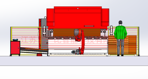 BRTIRUS2550A 6 aixs robot brazo de 2550mm de longitud de 50KG de carga máxima para apilar robot - Product Image 6