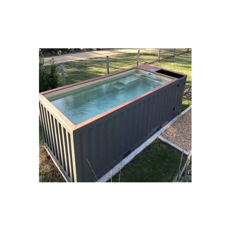 Nueva llegada 4M Pvc vinilo Liner Mesa 5 luz Rgb Mini altavoz impermeable para contenedor piscina