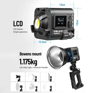 YONGNUO YNLUX100 100W 3200K-5600K kompakt el LED Video COB fotoğraf fotoğraf stüdyosu için dolgu ışığı - Product Image 3
