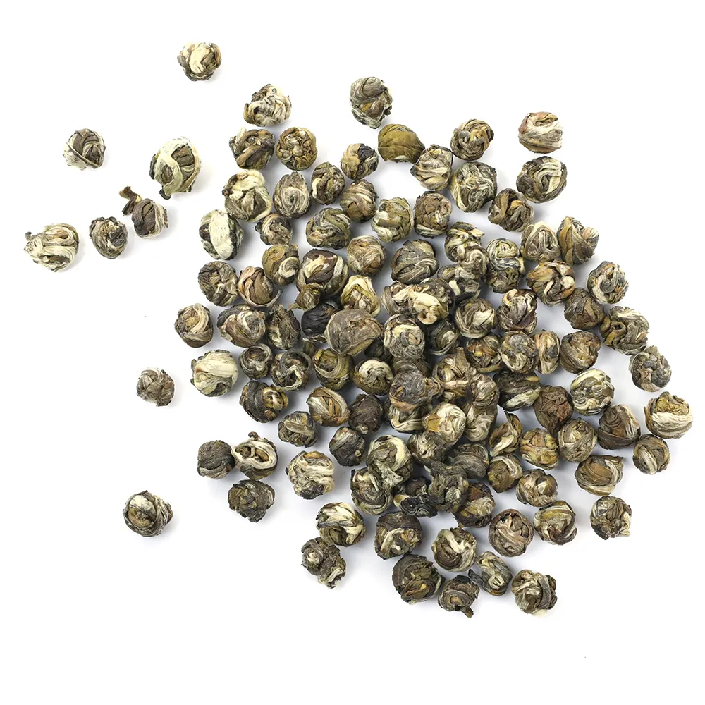 Jasmine Organic Dragon Pearl Jasmine flavored Tea for wholesale