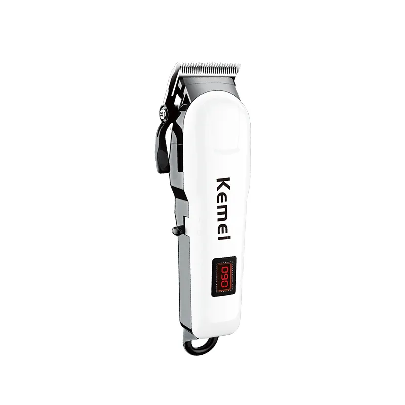 Kemei Electric Hair Clipper KM-809A Barber Trimmer With LCD Professional Hair Clipper Ceramic Blade Cordless Trimmer