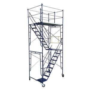 Andamio de marco de acero de diseño patentado para construcción de edificios, fácil montaje móvil, durabilidad galvanizada, tamaño estándar de China - Product Image 2
