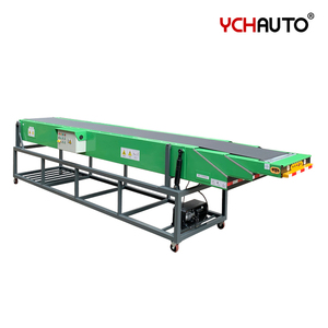 Sistema automático de carga y descarga de camiones, pequeño transportador móvil, mesa de transferencia telescópica, cinta transportadora telescópica inclinada - Product Image 3