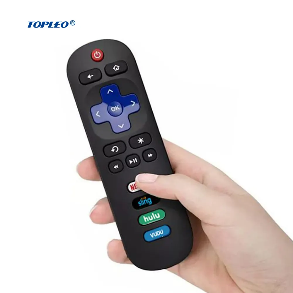 Topleo-teclado inalámbrico Universal Air Fly, Control remoto para Android Tv Box, teclado volador