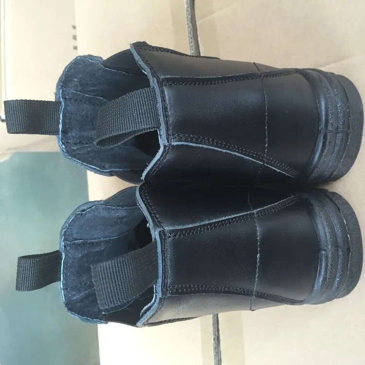 Chaussures de sécurité chinoises de qualité en cuir lisse véritable certifié CE S1P résistant à la perforation