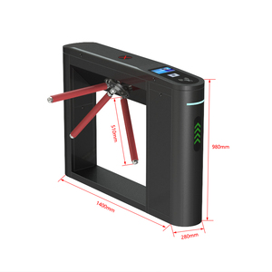 Neuankömmling Hochsicherheits-Zugangs kontroll system Halbautomat ische/automatische Stativ drehkreuze - Product Image 4