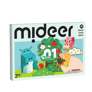 Mideer Level Up brain gamebook-มาสร้างของเล่นเพื่อการศึกษาที่ทำด้วยมือเพื่อพัฒนาทักษะการใช้มือ - Product Image 1