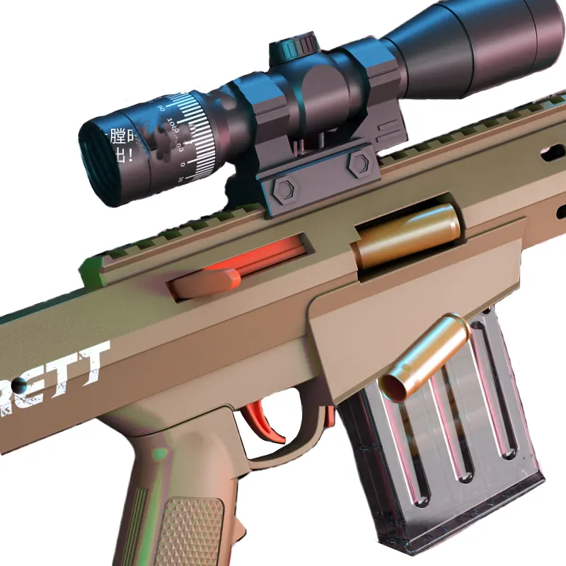 Giocattolo pistola cecchino Barret M82 A1 per la vendita con schiuma di gomma proiettili pistole ragazzi Soft Bullet macchina cecchini regalo per bambini