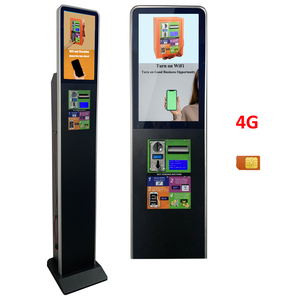 18.5 inç LED reklam ekranı cep telefonu 4G WiFi şarj ödeme terminali interaktif Kiosk restoran reklam oyuncu - Product Image 2