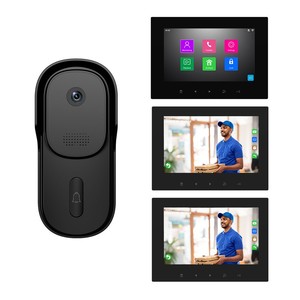 WF001 1080p HD Video Doorbell Camera <strong>Wireless</strong> Wifi <strong>Security</strong> Doorphone with <strong>Intercom</strong> Function Color Display Tuya Application - Product Image 3