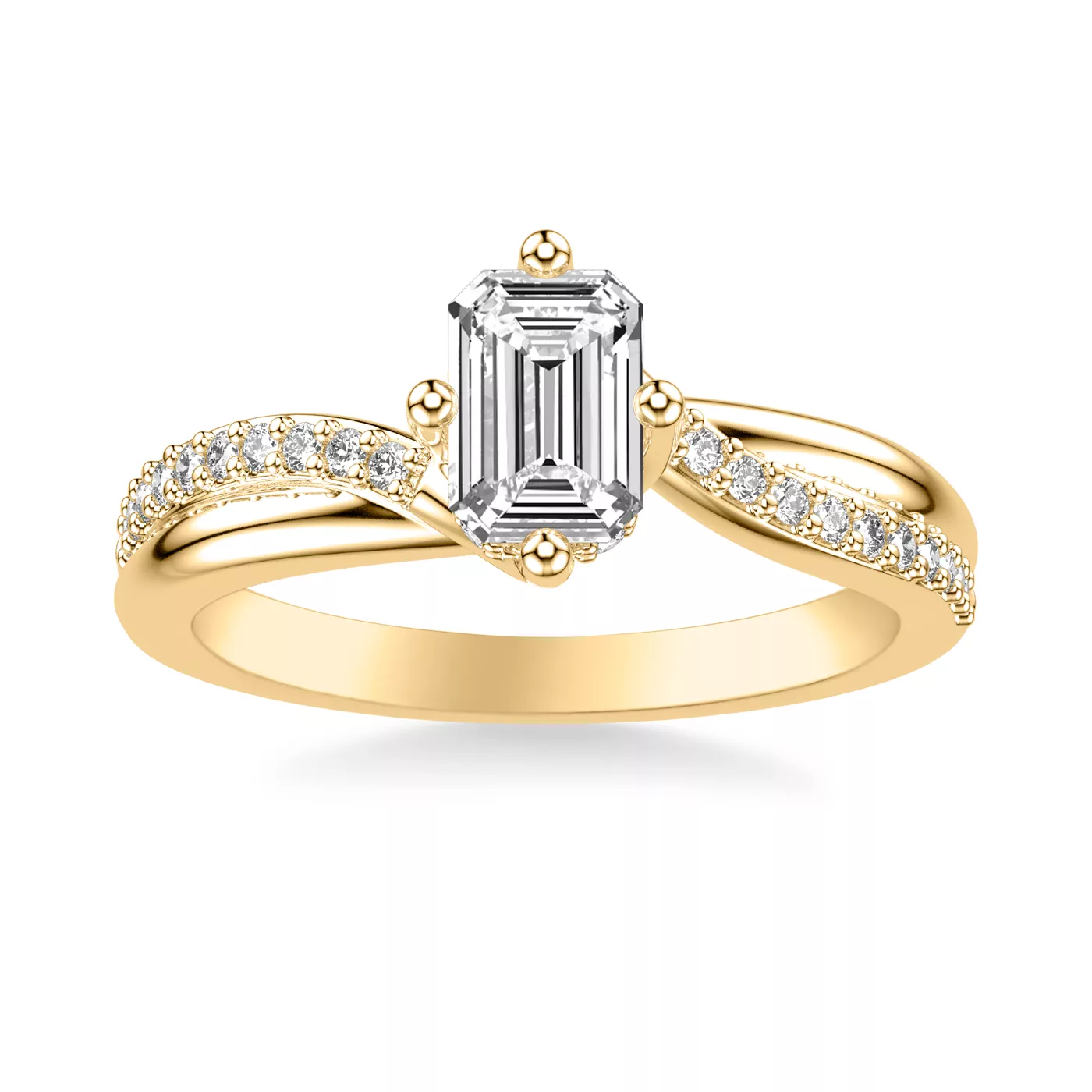 10K yellow gold