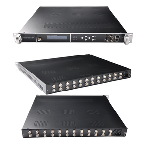 ASI 128 SPTS MPTS UDP RTP Digital RF to 16 RF DVB-T <strong>Output</strong> Processor DVB-SS2 to ISDB-T Gateway - Product Image 3