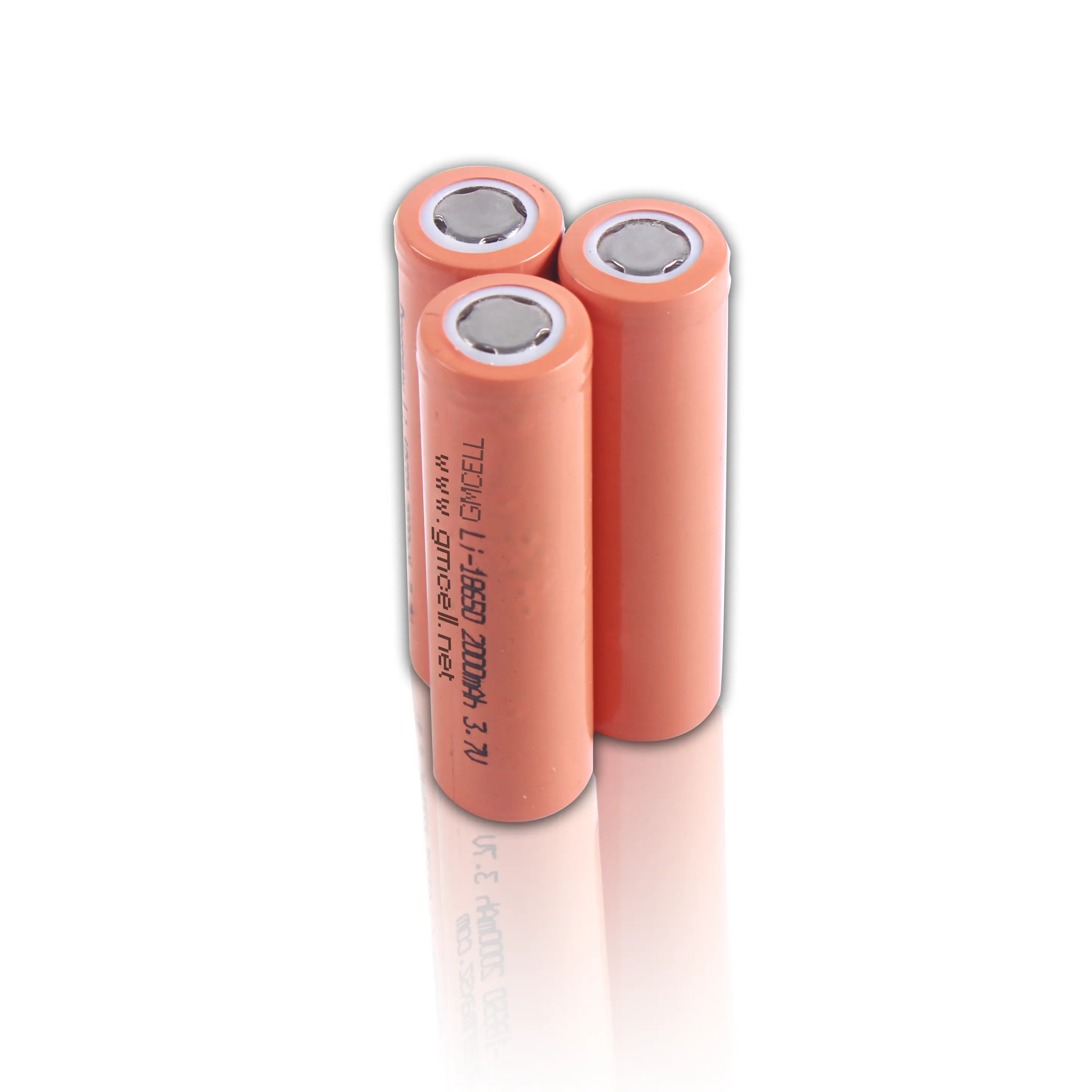 ขายร้อนเงินไม่มีปรอทชาร์จ 18650 3500mah Li-Ion แบตเตอรี่ใช้สําหรับผลิตภัณฑ์อิเล็กทรอนิกส์