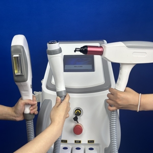 2025最新の医療美容3-in-1痛みのないアイスポイント脱毛ピコ秒リフティング/タトゥー除去/フェイシャルリフティング締め