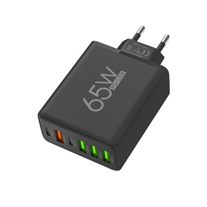 65W PD Fast Charger EU US UK 2 Type-c 3 <strong>USB</strong> Port <strong>Multiple</strong> <strong>Output</strong> <strong>Adapter</strong> Mobile Phone Travel Wall Charger for macbook - Product Image 1