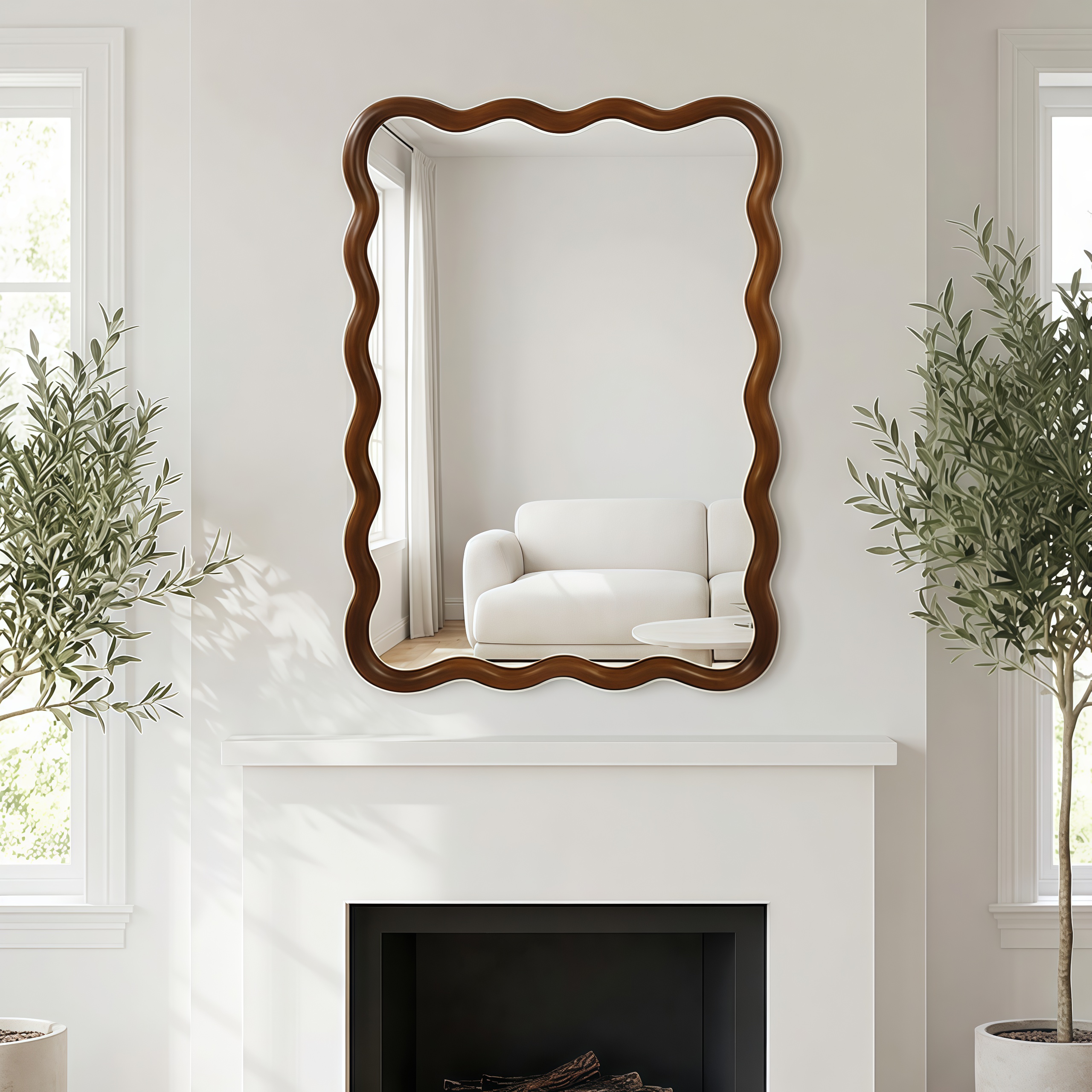 Black + Dark Walnut