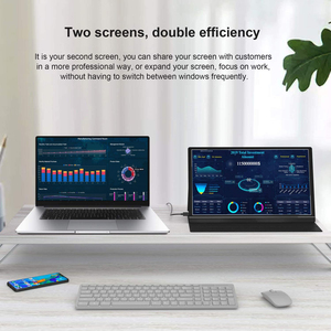 Pantalla IPS se utiliza extensión de pantalla para portátiles y ordenador Monitor portátil de 13,1 pulgadas 1280*800