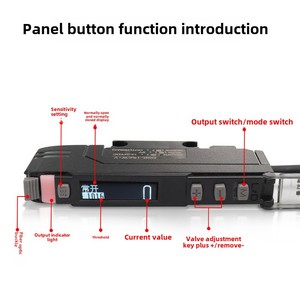 Fiber Amplifier <strong>Sensor</strong> ESR-18ZW-<strong>V</strong> <strong>Analog</strong> <strong>Output</strong> <strong>0</strong>-5V DC12-24V &plusmn;10% Sensing Distance 200mm Matched Diffuse Reflective Bend <strong>Sensor</strong> - Product Image 2