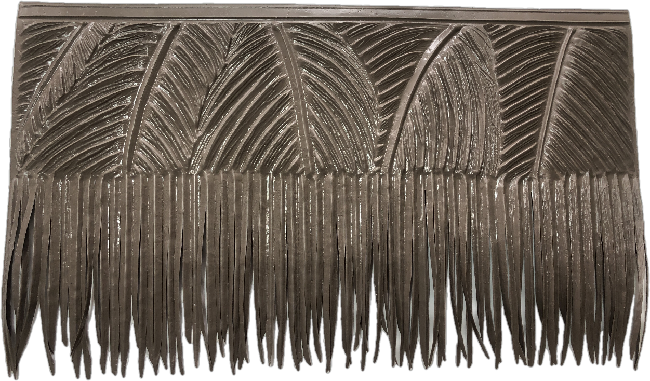 Factory Wholesale Synthetic Artificial Palm Leaves Thatch Roof Tiles With Good Quality