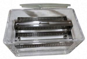 MSLSDT01 <strong>Laboratory</strong> <strong>Use</strong> Glass <strong>Microscope</strong> <strong>Slide</strong> Staining Dish Tray Lid Cover - Product Image 5
